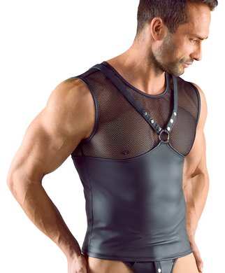 Svenjoyment Master black matte fit sleeveless shirt - S