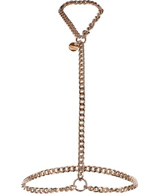 Taboom Dona gold-coloured chain harness - S/M