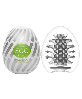 Tenga Egg Stretchy Portable Male Masturbator - Brush