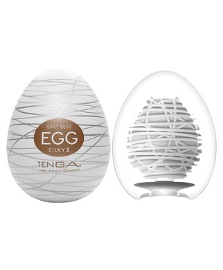 Tenga Egg Stretchy Portable Male Masturbator - Silky II