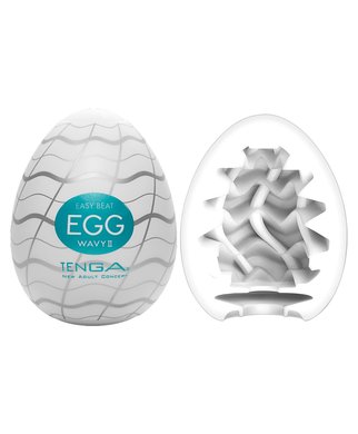 Tenga Egg эластичный мини-мастурбатор - Wavy II