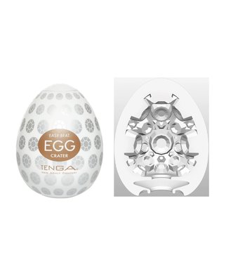 Tenga Egg Stretchy Portable Male Masturbator - Stronger-Crater