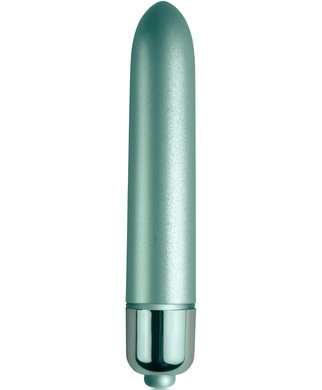 Rocks-Off Touch of Velvet bullet vibrator - Aqua Lily