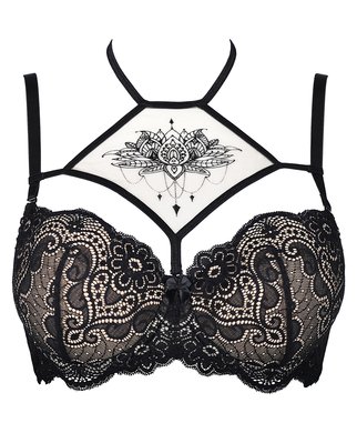 Axami Sexy Seductive Woman black lace bra - 75 A/S