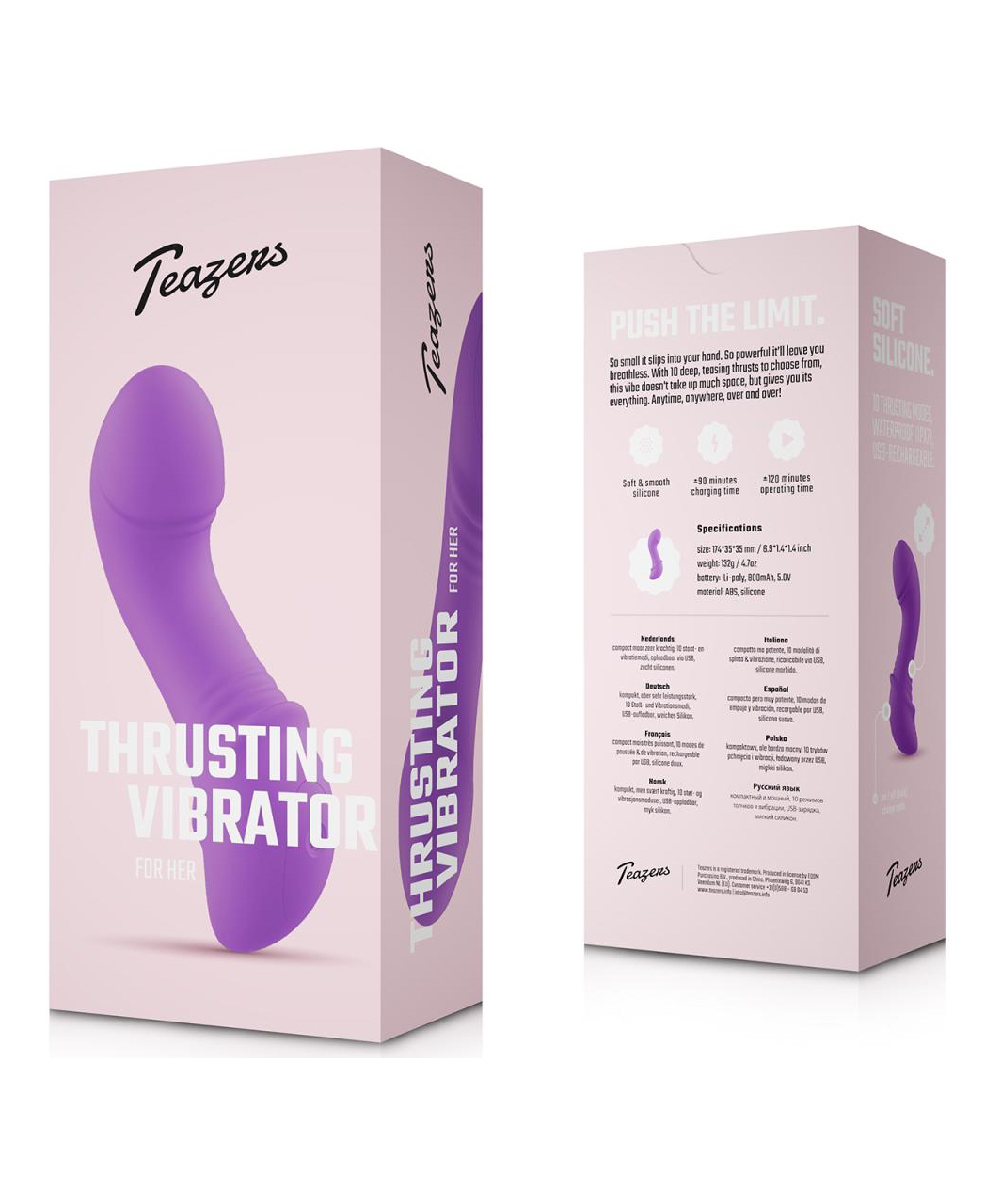 Teazers Thrusting mini vibrator